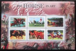 Poštové známky Gambia 2000 Kone a umenie Mi# 3876-81 Kat 11€