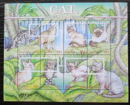 Poštové známky Guyana 2001 Maèky Mi# 7136-43 Kat 11€