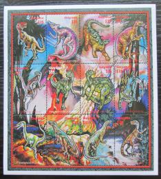 Poštové známky Guyana 1996 Dinosaury Mi# 5486-97 Kat 15€