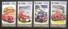 Poštové známky Svätý Tomáš 2014 Hasièská autá Mi# 5920-23 Kat 10€