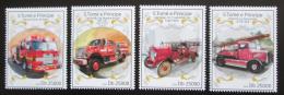 Poštové známky Svätý Tomáš 2014 Hasièská autá Mi# 5629-32 Kat 10€