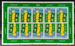 Poštové známky Lotyšsko 2000 Európa CEPT Mi# 519 Bogen Kat 38€