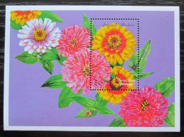 Poštová známka Antigua 1999 Kvety Mi# Block 423
