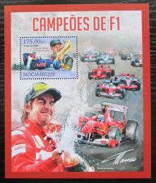 Poštovní známka Mosambik 2013 Formule 1, slavní jezdci Mi# Block 754 Kat 10€