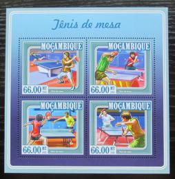 Poštové známky Mozambik 2015 Stolný tenis Mi# 7710-13 Kat 15€