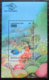 Poštová známka Indonézia 1997 Morská fauna Mi# Block 122