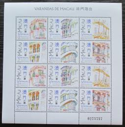 Poštové známky Macao 1997 Verandy Mi# 925-30 Bogen Kat 10€