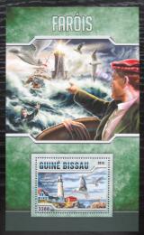 Poštová známka Guinea-Bissau 2016 Majáky Mi# Block 1511 Kat 12.50€