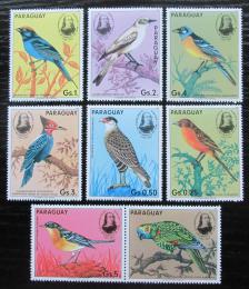 Poštové známky Paraguaj 1985 Vtáci, Audubon s kupónem Mi# 3863-69