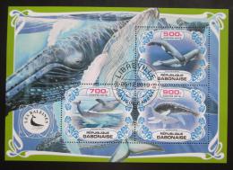Poštové známky Gabon 2019 Ve¾ryby Mi# N/N