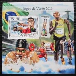Poštová známka Mozambik 2016 LOH Rio de Janeiro Mi# Block 1213 Kat 20€
