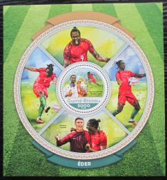 Poštová známka Guinea-Bissau 2016 Éder, futbalista Mi# Block 1529 Kat 11€