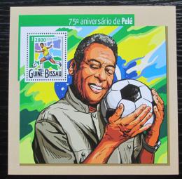 Poštová známka Guinea-Bissau 2015 Pelé, futbalista Mi# Block 1371 Kat 11€