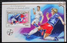 Poštová známka Niger 2015 ME ve futbale Mi# Block 464 Kat 12€