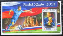 Poštová známka Svätý Tomáš 2016 MS ve futbale Mi# Block 1231 Kat 10€