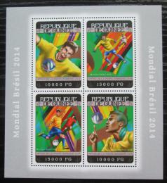 Poštové známky Guinea 2014 MS ve futbale Mi# 10527-30 Kat 20€