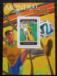 Poštová známka Guinea 2014 MS ve futbale Mi# Block 2401 Kat 16€