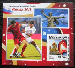 Poštová známka Mozambik 2015 MS ve futbale Mi# Block 1096 Kat 10€