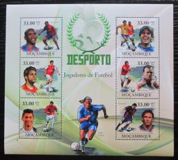 Poštové známky Mozambik 2010 Slavní futbalisti Mi# 3675-80 Kat 10€