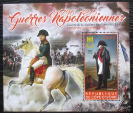 Poštová známka Pobrežie Slonoviny 2016 Napoleon, Napoleonské války Mi# N/N