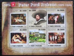 Poštové známky Svätý Tomáš 2010 Umenie, Peter Paul Rubens Mi# 4334-39 Kat 12€
