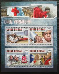 Poštové známky Guinea-Bissau 2016 Èervený kríž Mi# 8728-31 Kat 12.50€