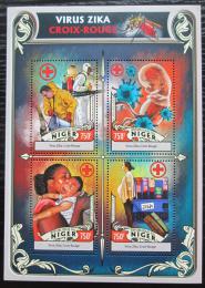 Poštové známky Niger 2016 Boj proti viru Zika Mi# 4292-95 Kat 12€