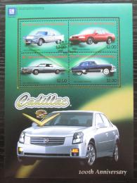 Poštové známky Svätý Vincent 2003 Automobily Cadillac Mi# 5839-42 Kat 8€