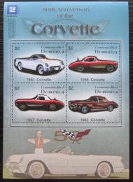 Poštové známky Dominika 2003 Automobily Corvette Mi# 3462-65