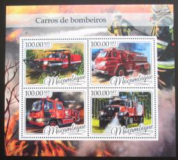 Poštovní známky Mosambik 2016 Hasièská auta Mi# 8804-07 Kat 22€