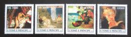 Poštové známky Svätý Tomáš 2004 Umenie z muzea Orsay Mi# 2531-34 Kat 12€