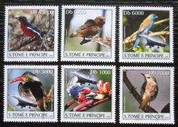 Poštové známky Svätý Tomáš 2003 Vtáci Mi# 2061-66 Kat 10€