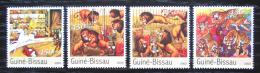 Poštové známky Guinea-Bissau 2003 Cirkus Mi# 2077-80 Kat 7.50€ 