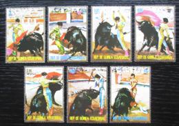 Poštovní známky Rovníková Guinea 1975 Byèí zápasy Mi# 579-85