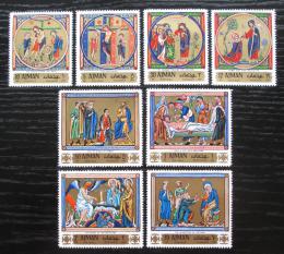 Poštové známky Adžmán 1970 Ve¾ká noc, miniatury Mi# 506-13