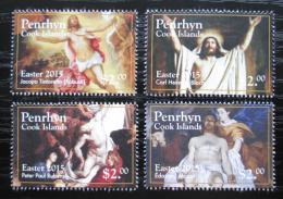 Poštové známky Penrhyn 2015 Ve¾ká noc, umenie Mi# 771-74 Kat 14€