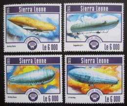 Poštové známky Sierra Leone 2015 Vzducholode Mi# 6264-67 Kat 11€