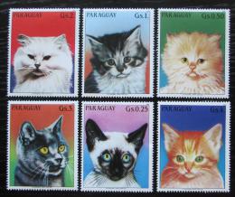 Poštové známky Paraguaj 1984 Maèky Mi# 3811-16