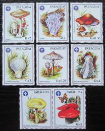 Poštové známky Paraguaj 1986 Huby s kupónem Mi# 3950-56 Kat 10.50€