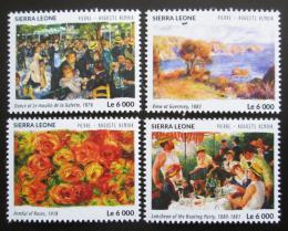 Poštové známky Sierra Leone 2015 Umenie, Renoir Mi# 6444-47 Kat 11€