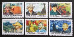 Poštové známky Komory 2009 Umenie, Vincent van Gogh Mi# 2030-35 Kat 14€