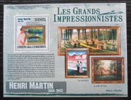 Poštová známka Komory 2009 Umenie, Henri Martin Mi# 2600 Kat 15€