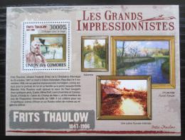 Poštová známka Komory 2009 Umenie, Frits Thaulow Mi# 2602 Kat 15€