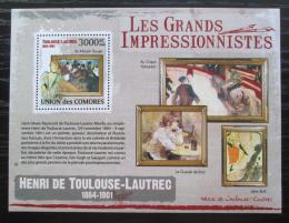 Poštová známka Komory 2009 Umenie, Henri de Toulouse-Lautrec Mi# 2603 Kat 15€