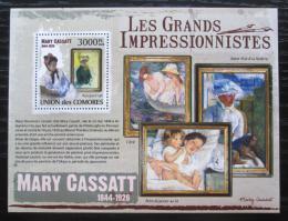 Poštová známka Komory 2009 Umenie, Mary Cassatt Mi# 2606 Kat 15€
