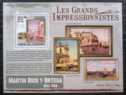 Poštová známka Komory 2009 Umenie, Martín Rico y Ortega Mi# 2610 Kat 15€