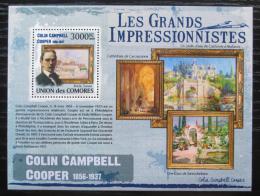 Poštová známka Komory 2009 Umenie, Colin Campbell Cooper Mi# 2613 Kat 15€