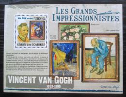 Poštová známka Komory 2009 Umenie, Vincent van Gogh Mi# 2619 Kat 15€