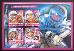 Poštové známky Burkina Faso 2019 Sovìtští kozmonauti Mi# N/N