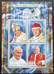 Poštové známky Svätý Tomáš 2014 Papež Jan Pavel II. Mi# 5644-47 Kat 10€